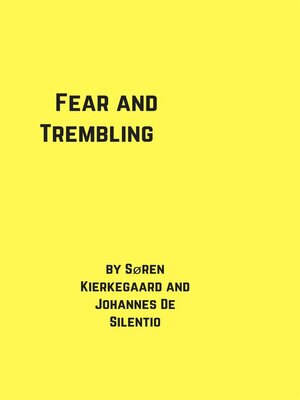 cover image of Fear and Trembling (Translated)